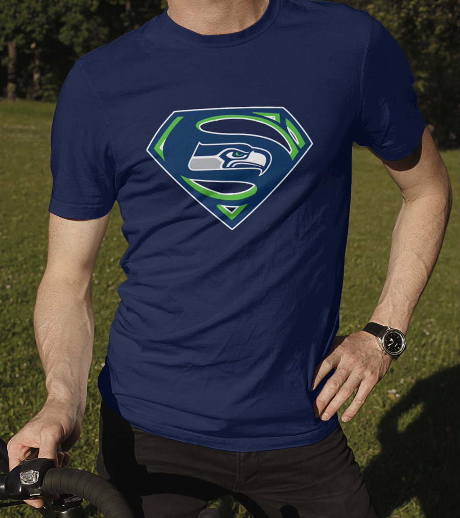 Seattle Seahawks Super Symbol Combination T-Shirt