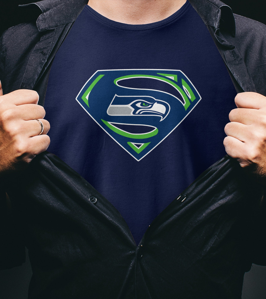 Seattle Seahawks Super Symbol Combination T-Shirt