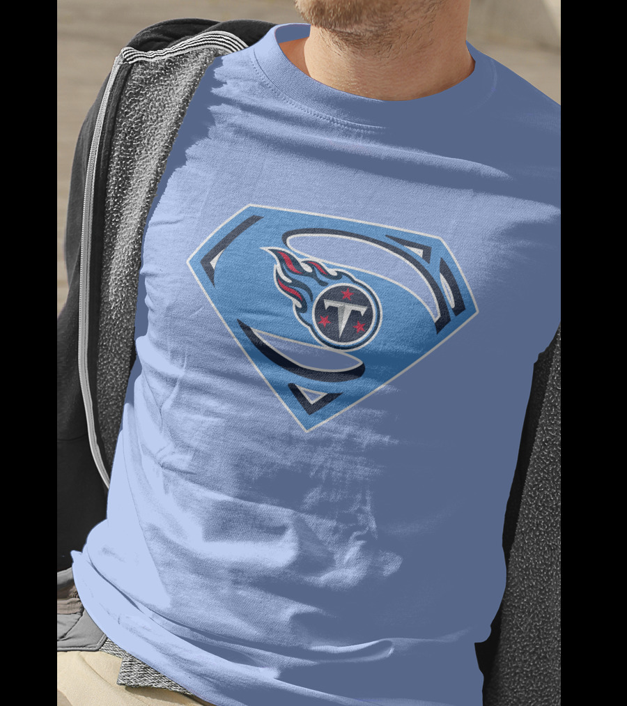 Tennessee Titans Superman Logo Fusion T-Shirt