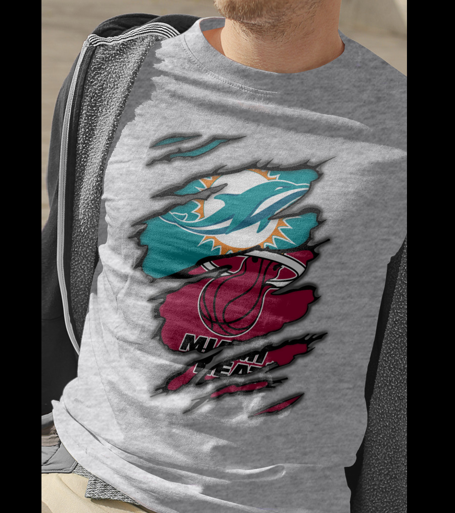 Miami Dolphins Miami Heat T-Shirt