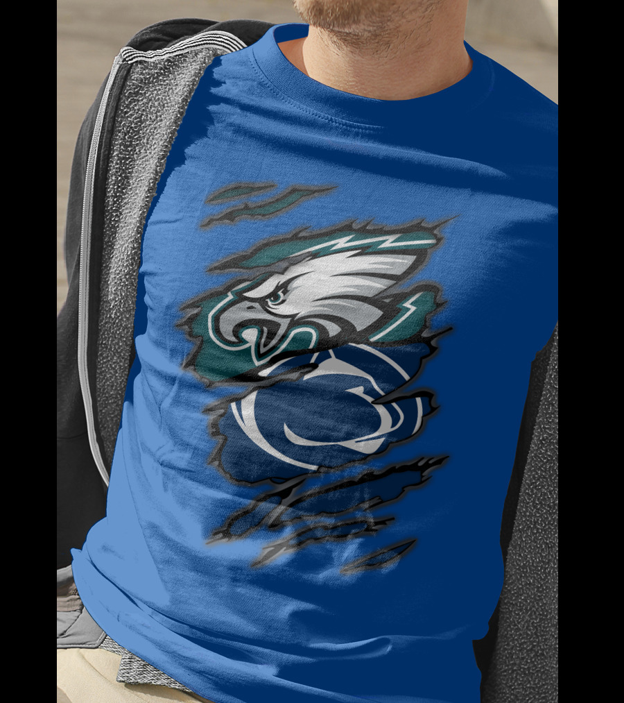 Eagles Penn State Logo Claw T-Shirt