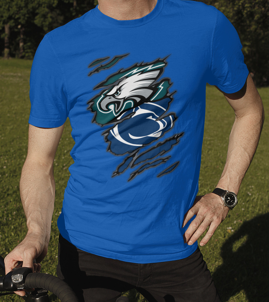 Eagles Penn State Logo Claw T-Shirt