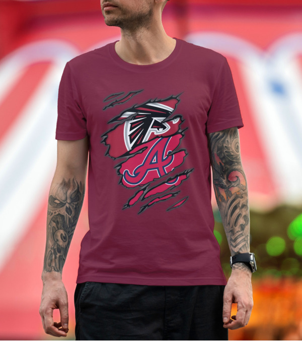 Premium T-Shirt: Falcons Braves Dual T-Shirt Falcons Braves Dual T-Shirt