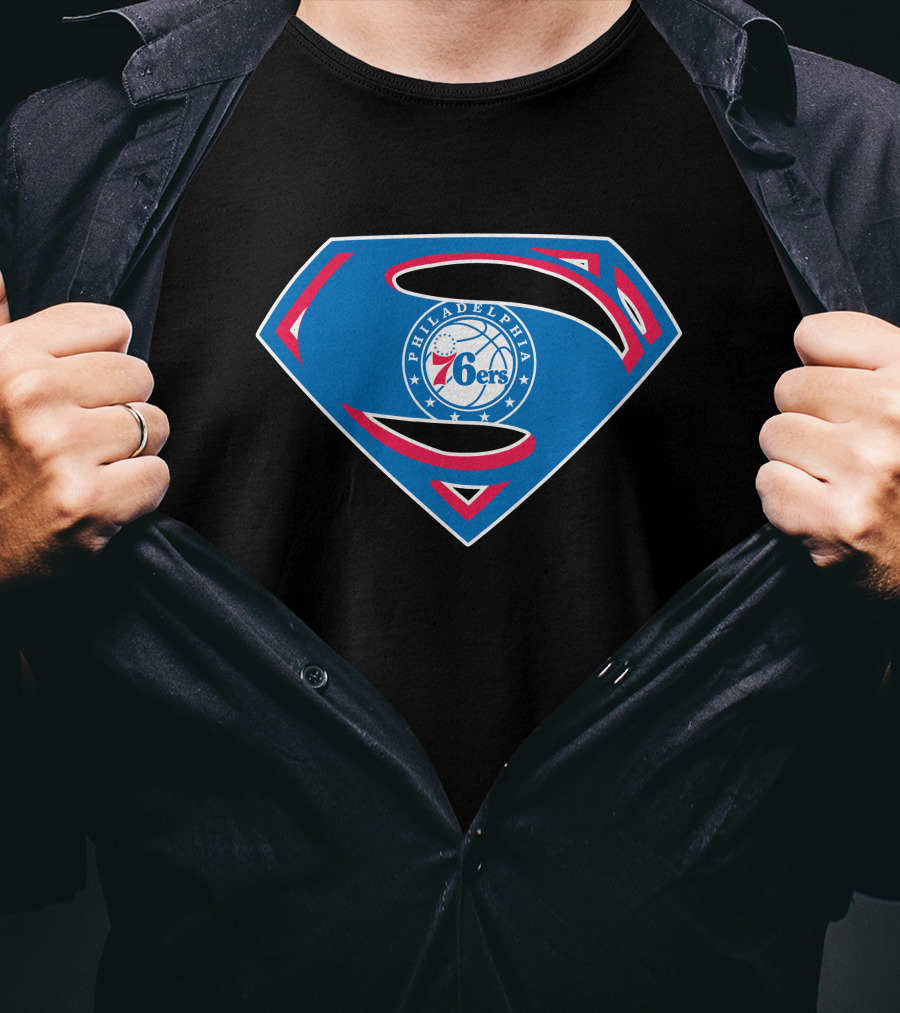 Philadelphia 76ers Superman T-Shirt