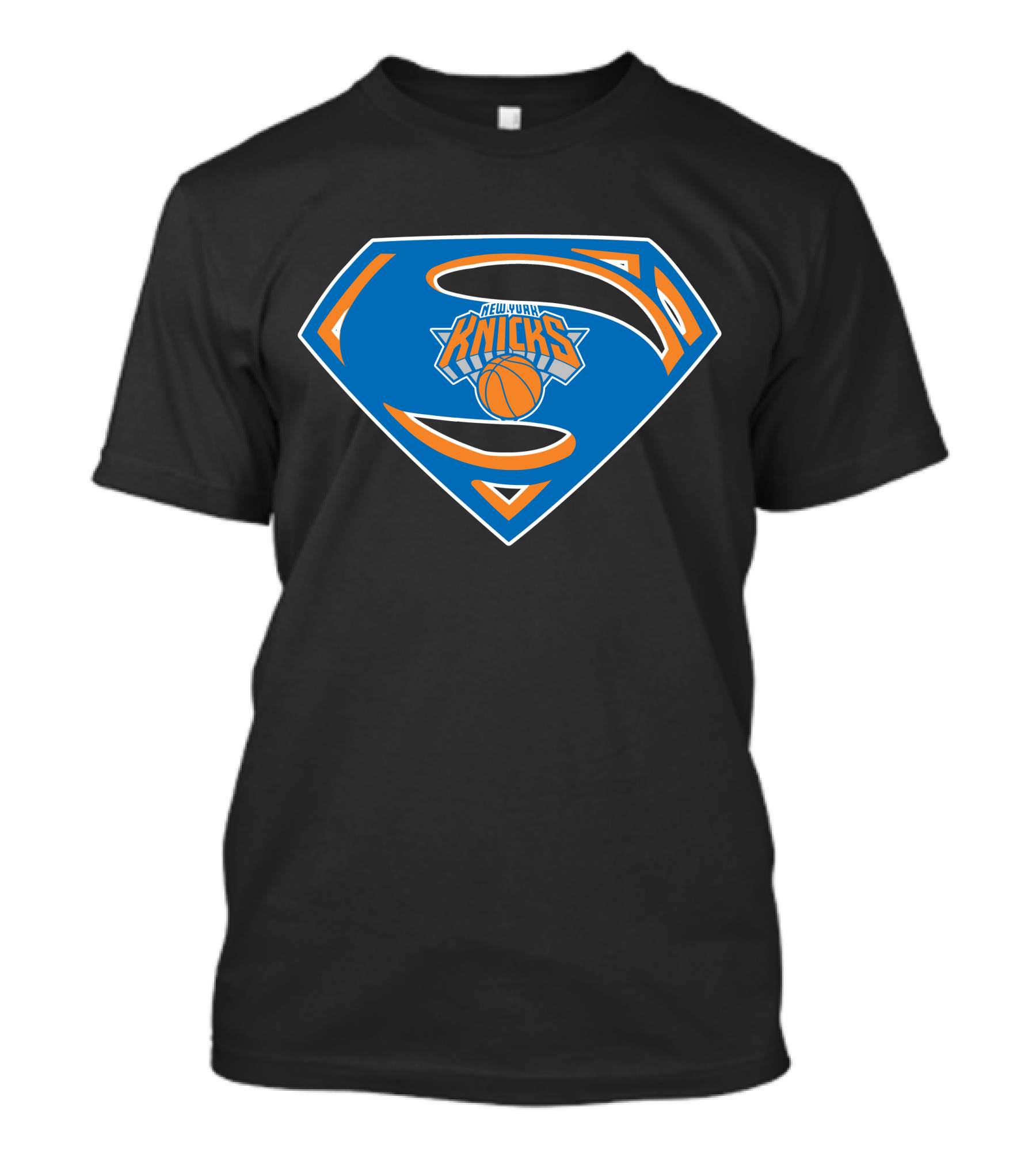 New York Knicks Superman Logo Basketball T-Shirt