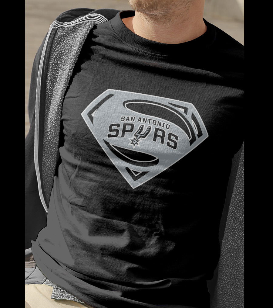 San Antonio Spurs Superman T-Shirt