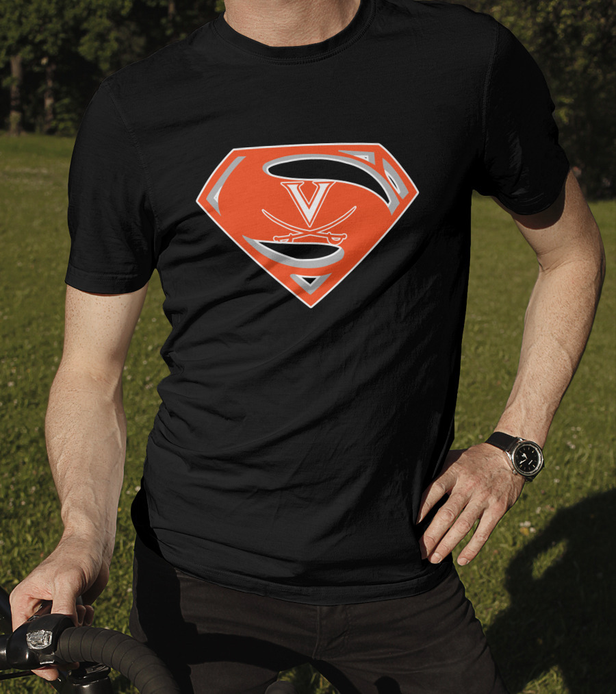 Superman Virginia Cavaliers T-Shirt