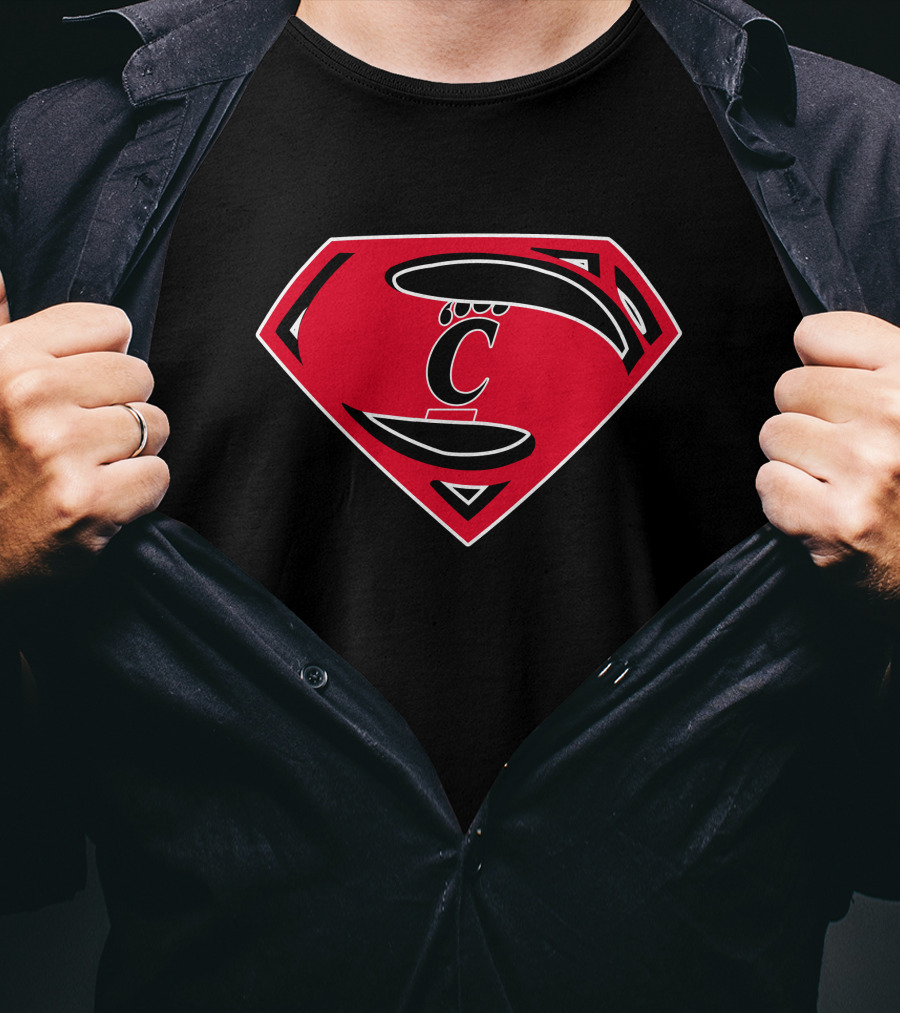 Cincinnati Bearcats Superman T-Shirt