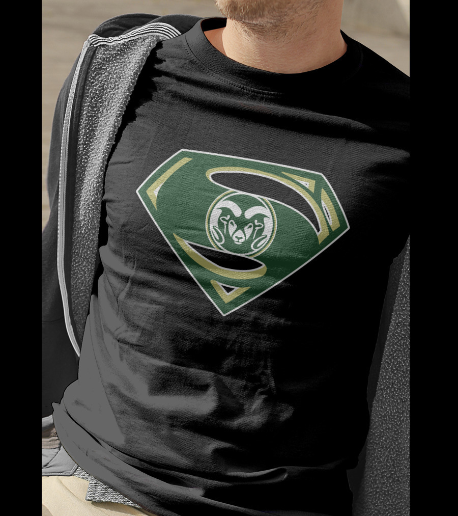 Colorado State Rams Superman T-Shirt