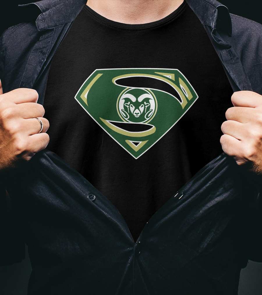 Colorado State Rams Superman T-Shirt