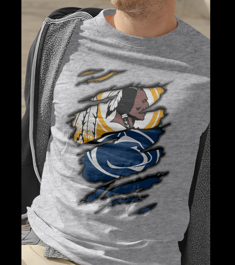 Redskins Penn State Fan Crossover Claw T-Shirt