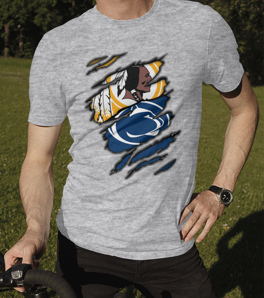 Redskins Penn State Fan Crossover Claw T-Shirt
