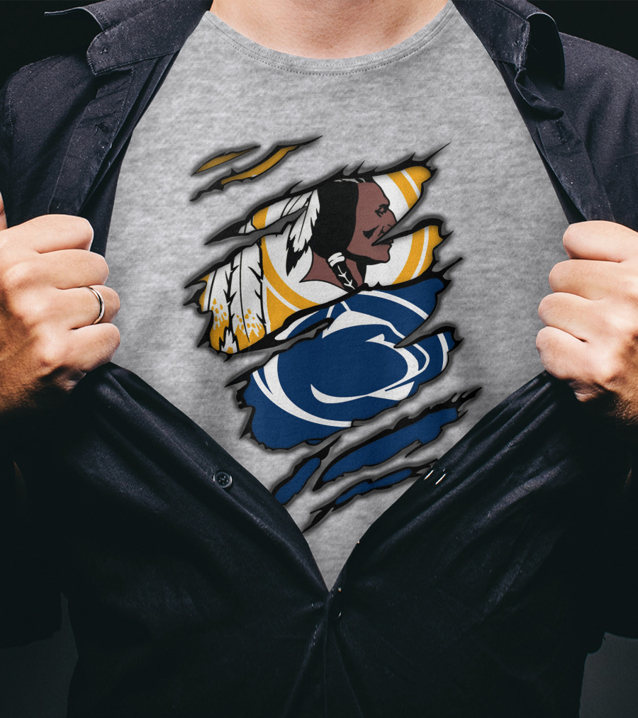 Redskins Penn State Fan Crossover Claw T-Shirt