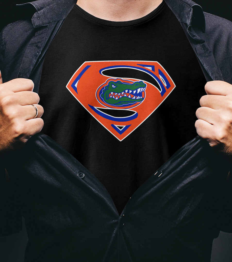 Superman Gators Symbol With Alligator T-Shirt