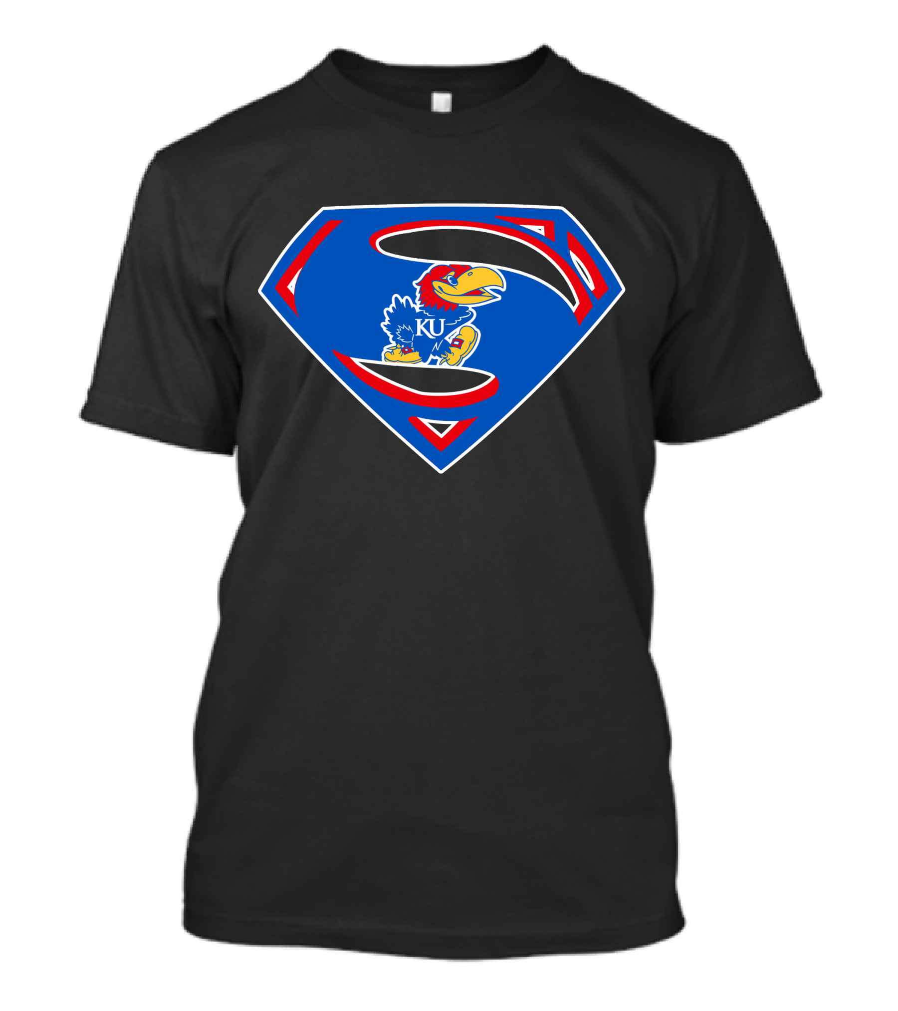 KU Superman Jayhawks T-Shirt