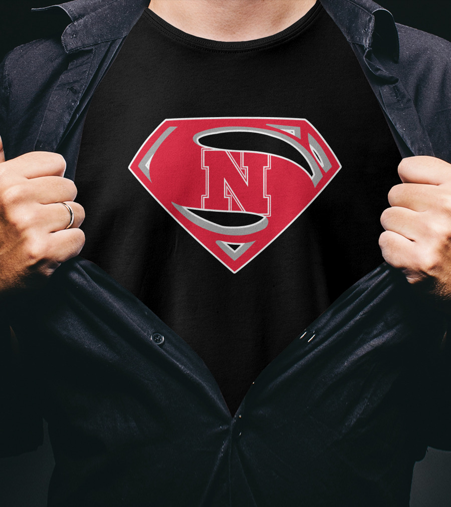 Nebraska Huskers Superman T-Shirt