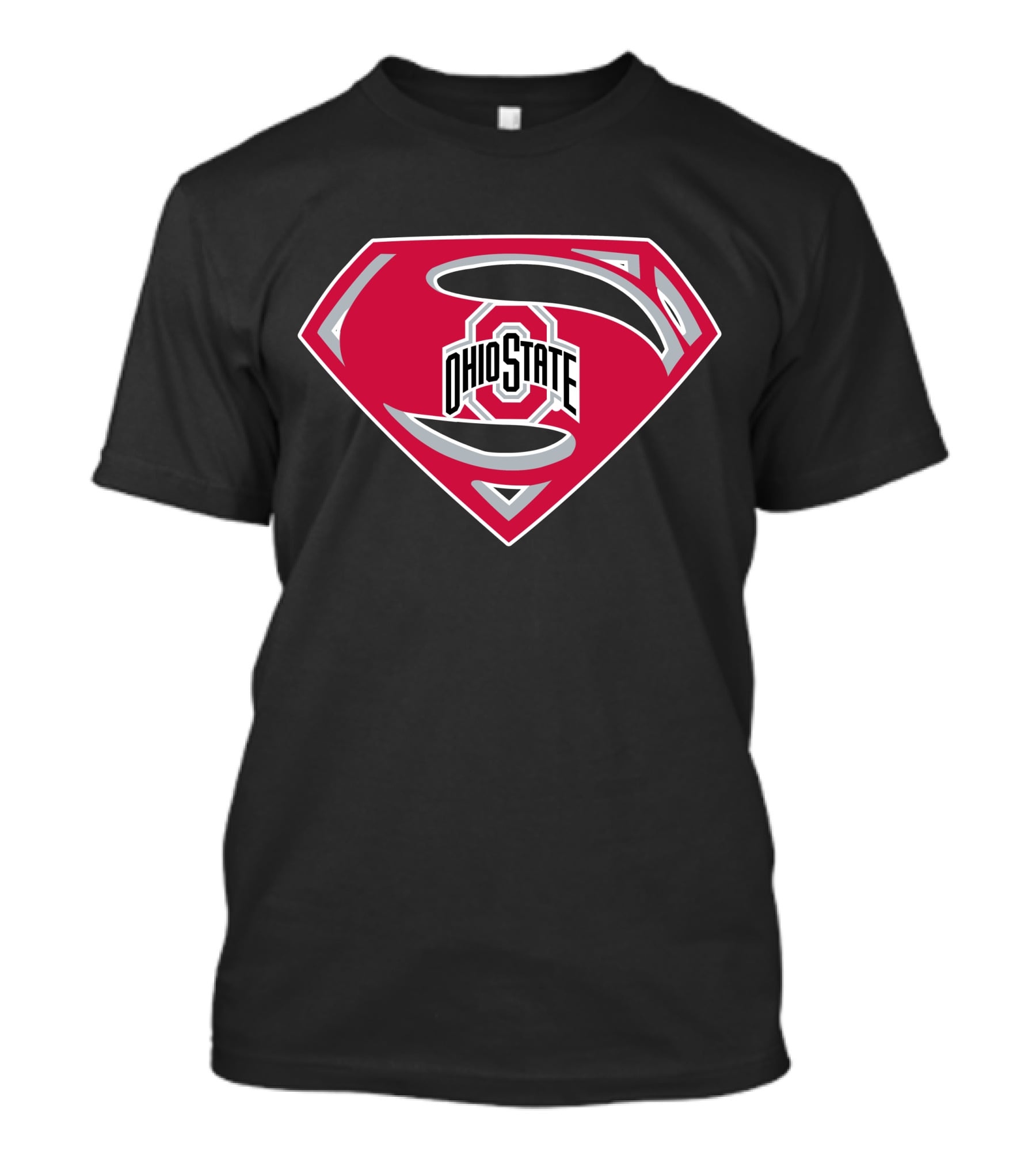 Superman Logo Ohio State Buckeyes Emblem T-Shirt