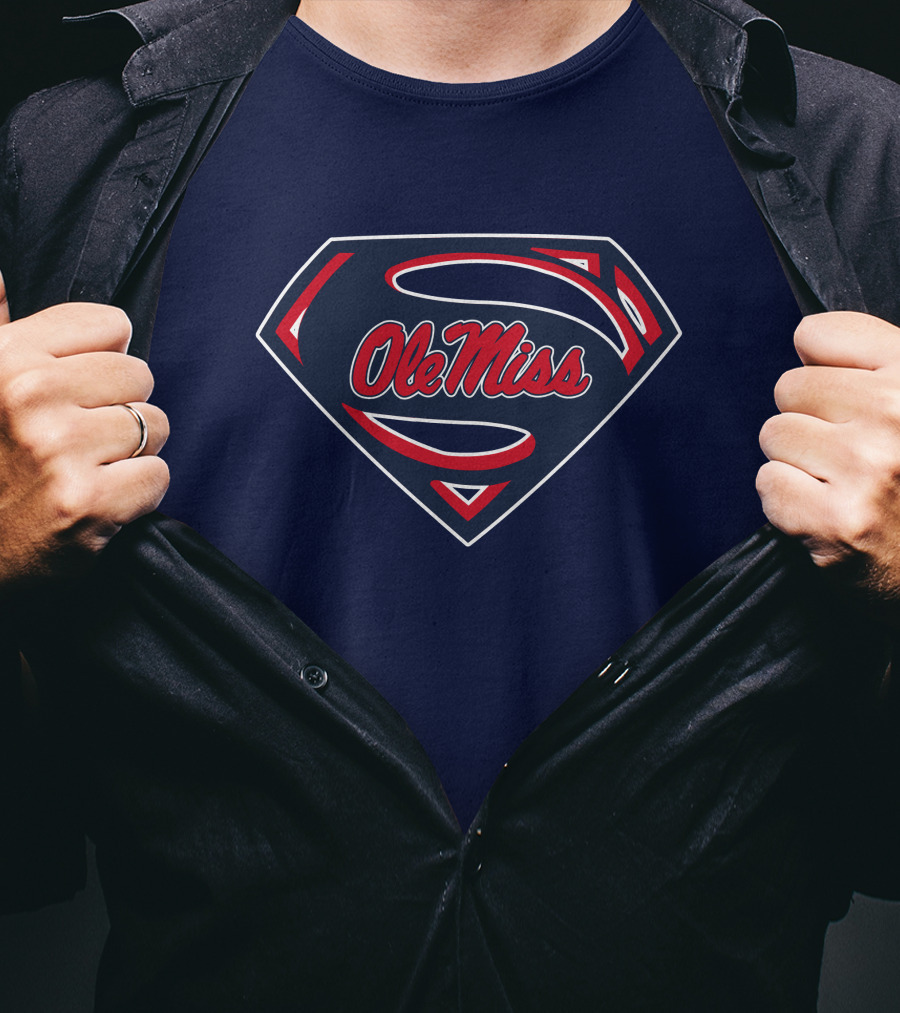 Ole Miss Superman S T-Shirt