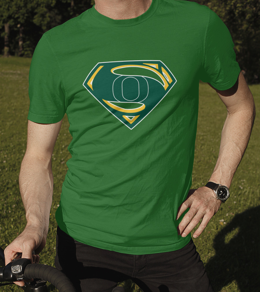 Superman Logo Oregon Ducks Color T-Shirt