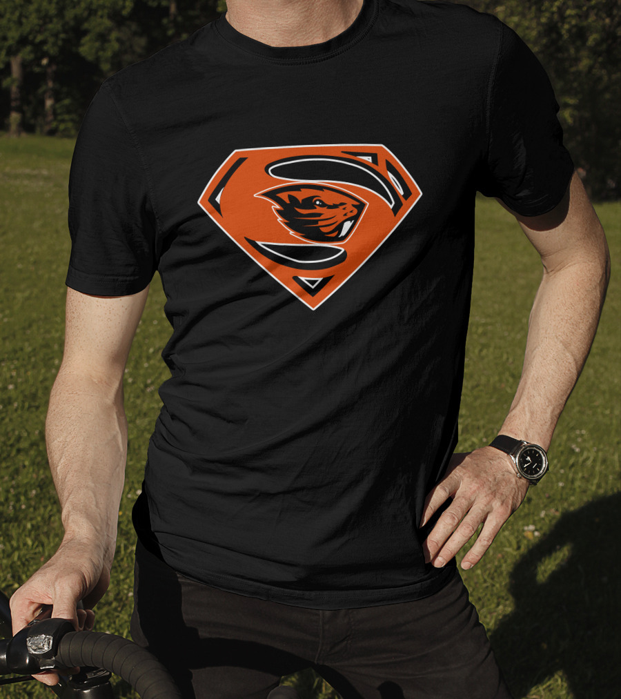 Superman Oregon State Beavers T-Shirt