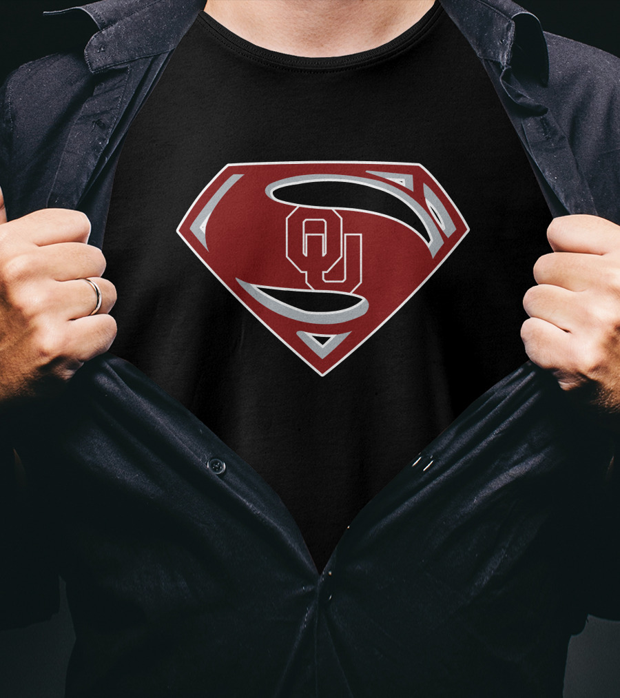 OU Superman Logo Sooners T-Shirt