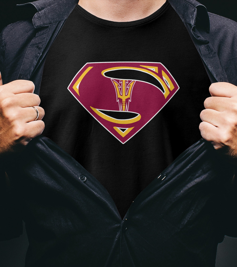 Superman Arizona State Sun Devils T-Shirt