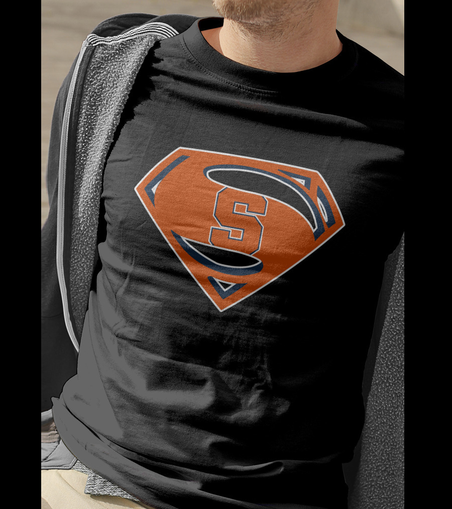 Syracuse Superman S Orange Black T-Shirt