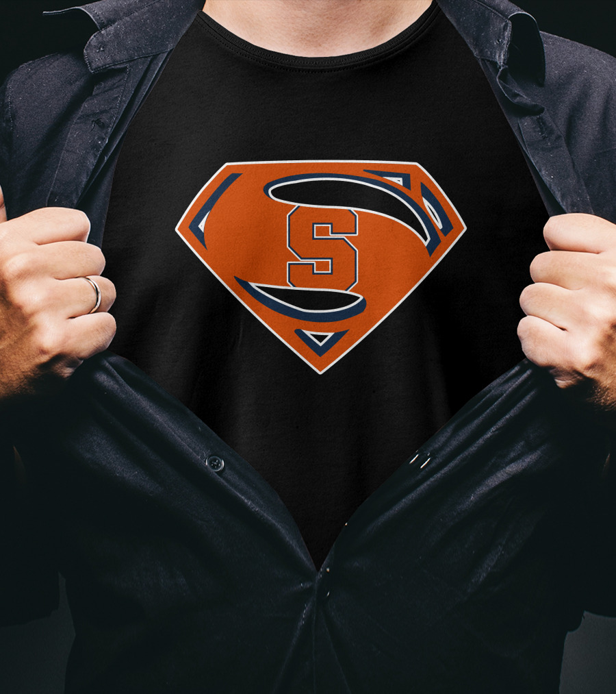 Syracuse Superman S Orange Black T-Shirt