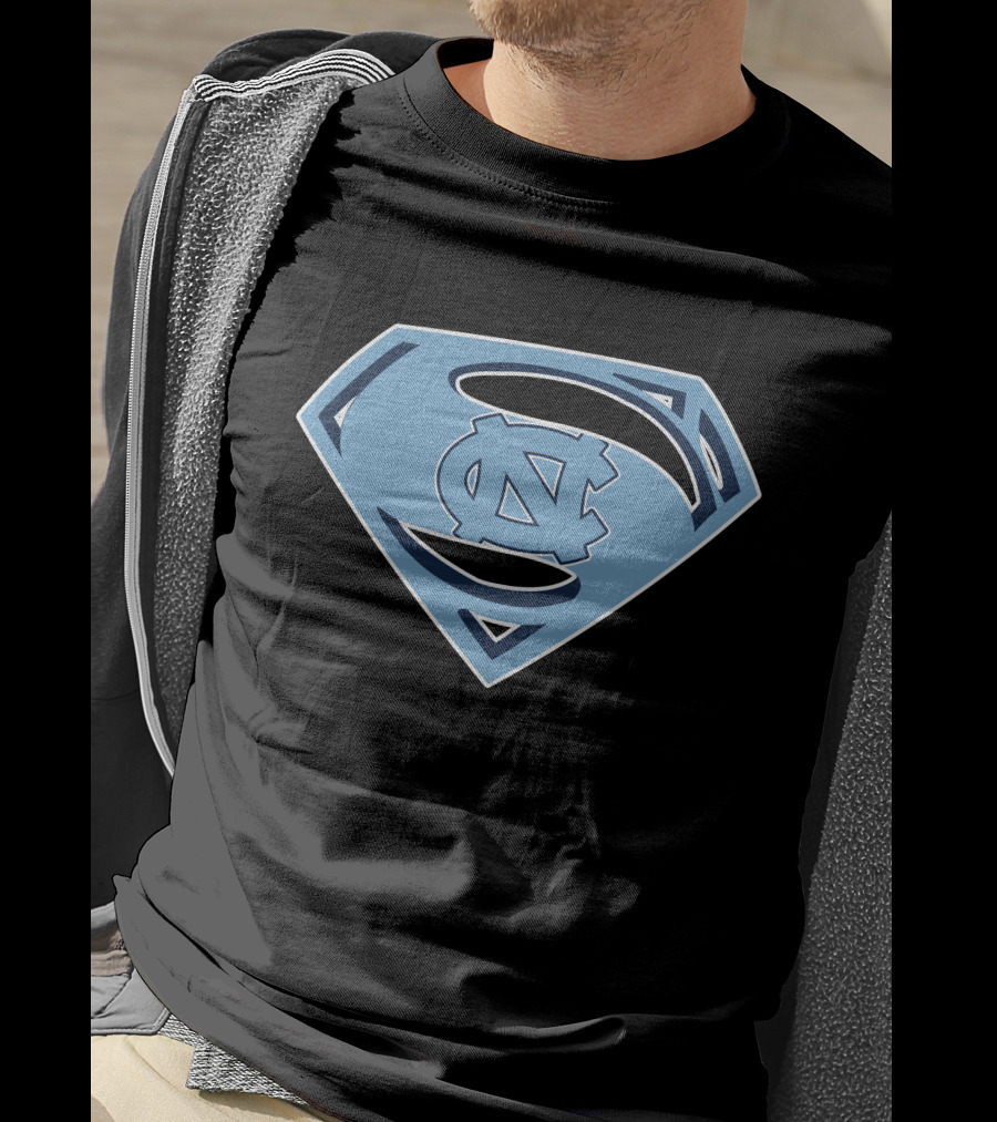 UNC Tar Heels Superman T-Shirt