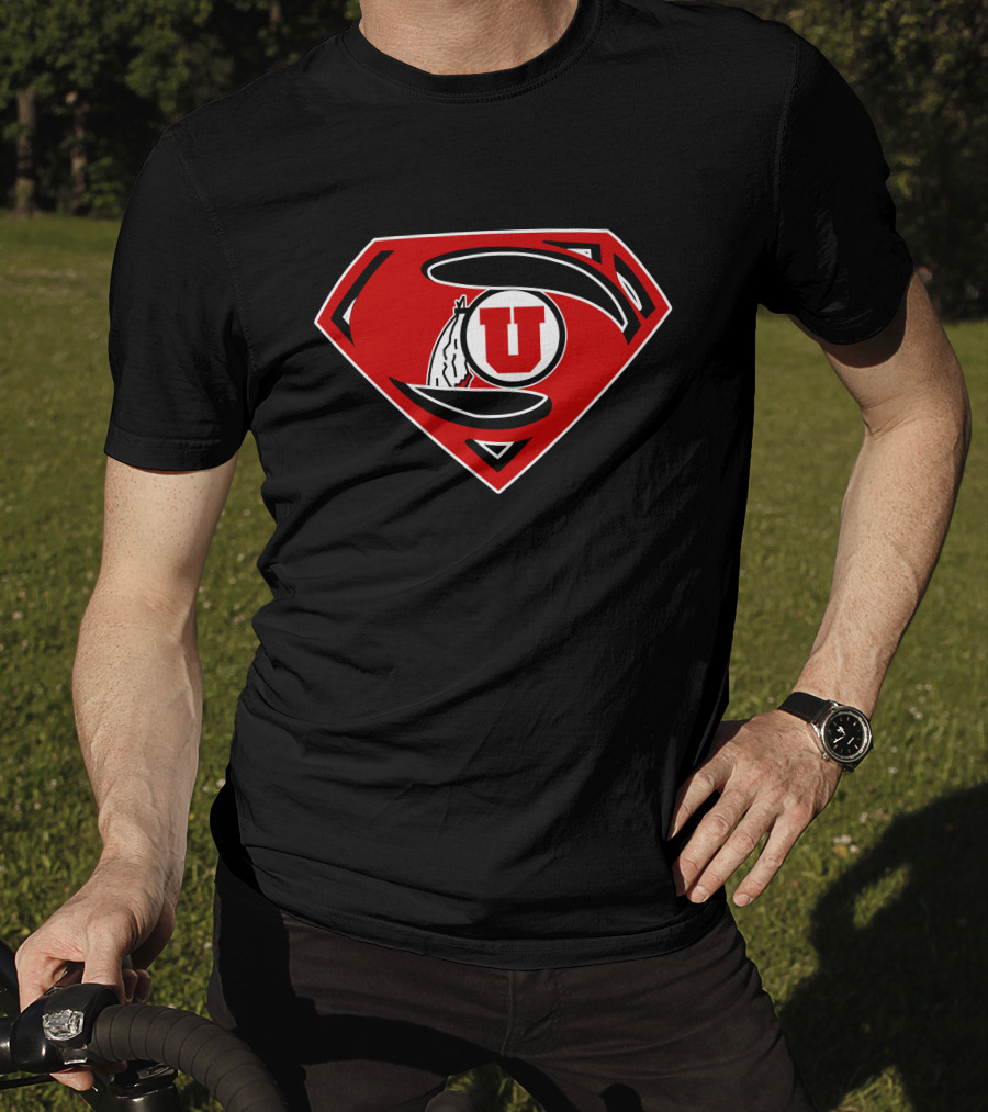 University Of Utah Superman Logo Utes T-Shirt