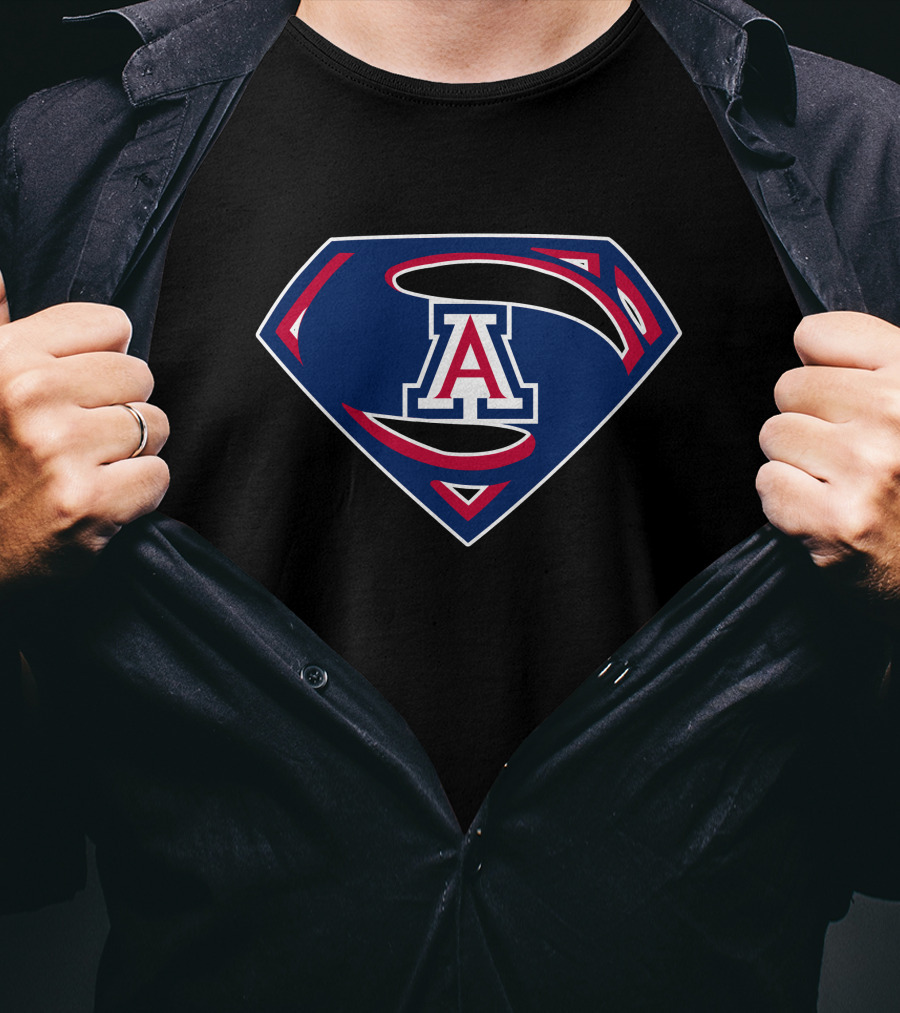 Arizona Wildcats Superman T-Shirt