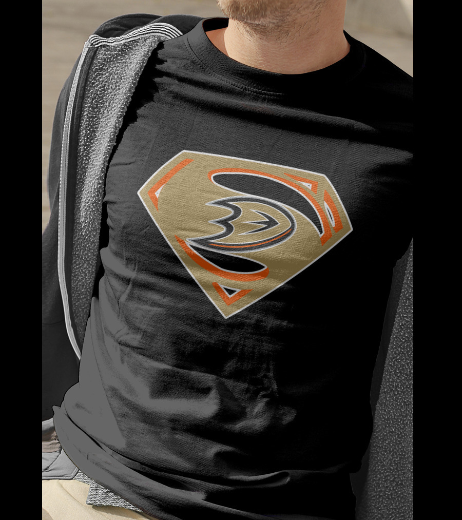 Anaheim Ducks Super Logo Mashup T-Shirt