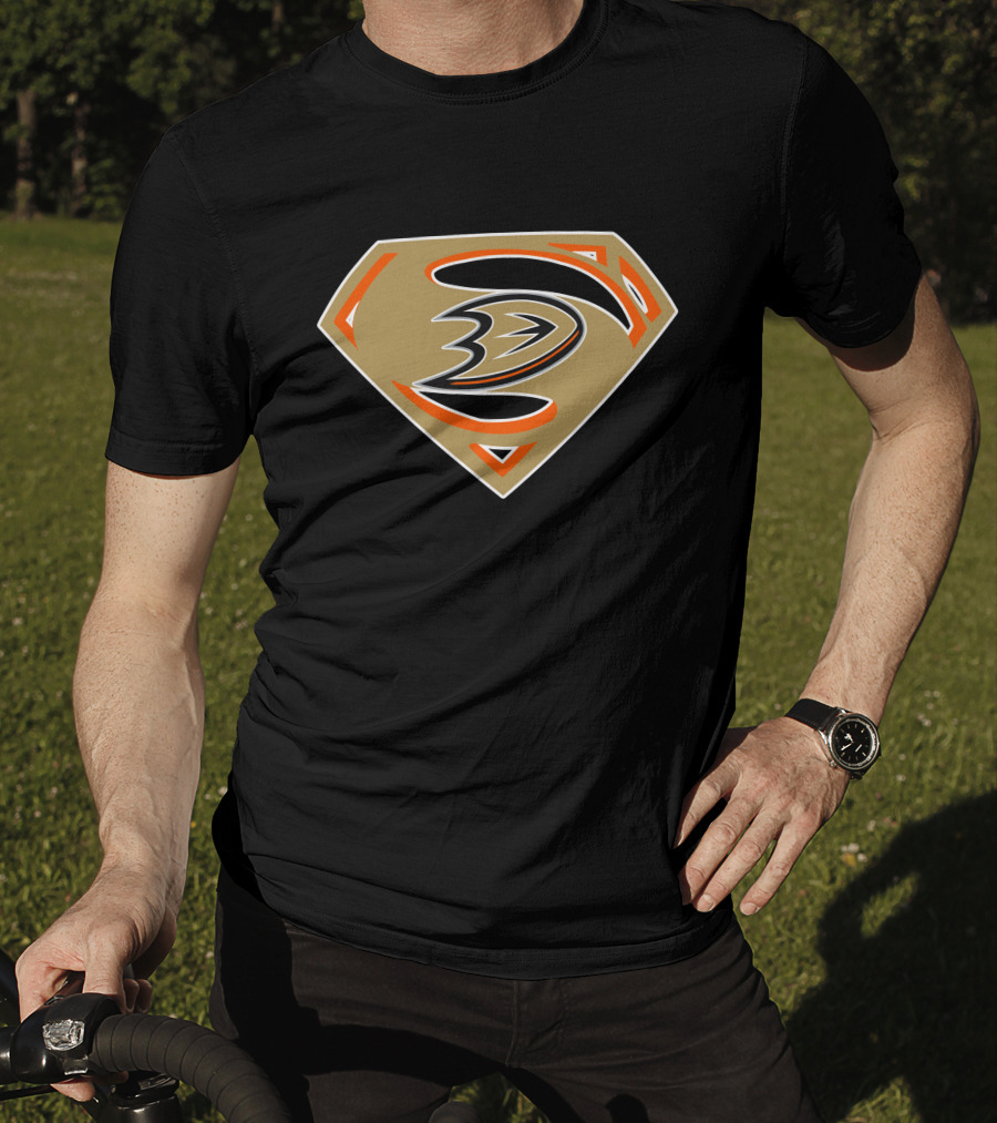 Anaheim Ducks Super Logo Mashup T-Shirt