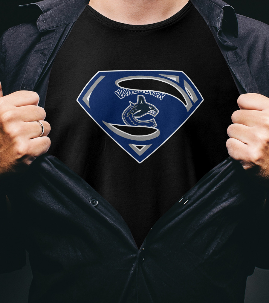 Vancouver Canucks Superman T-Shirt