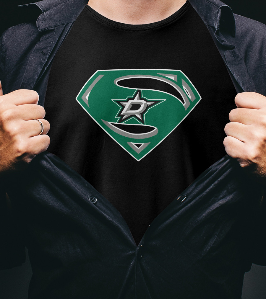 Dallas Stars Superman T-Shirt