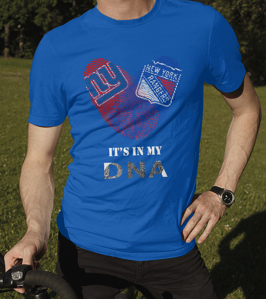 Giants New York Rangers It's In My Dna T-Shirt