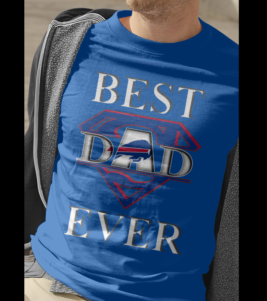 Best Dad Ever Buffalo Football Super T-Shirt