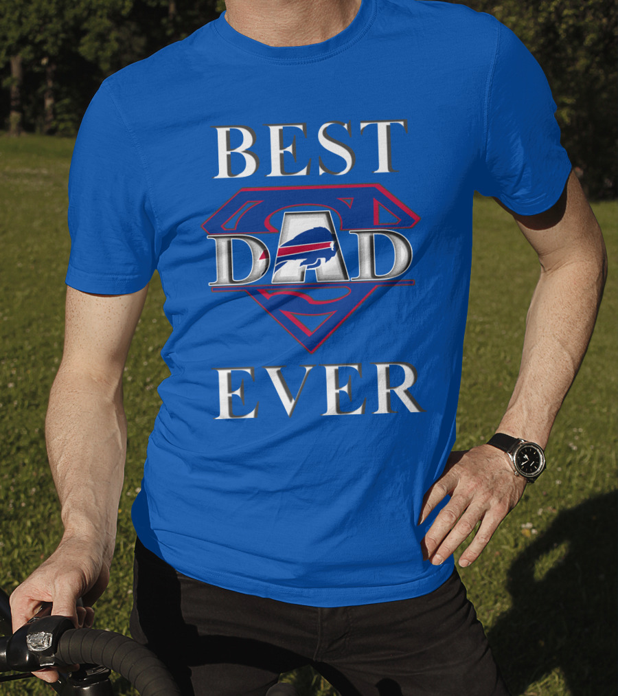 Best Dad Ever Buffalo Football Super T-Shirt