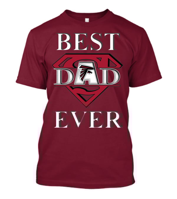 Best Dad Ever Falcons Super Dad T-Shirt