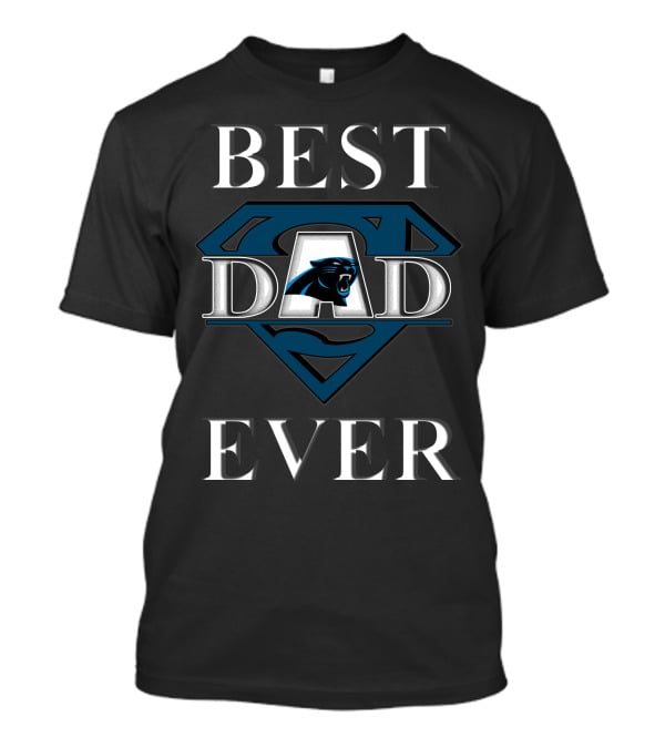 Best Dad Ever Panthers Superman T-Shirt