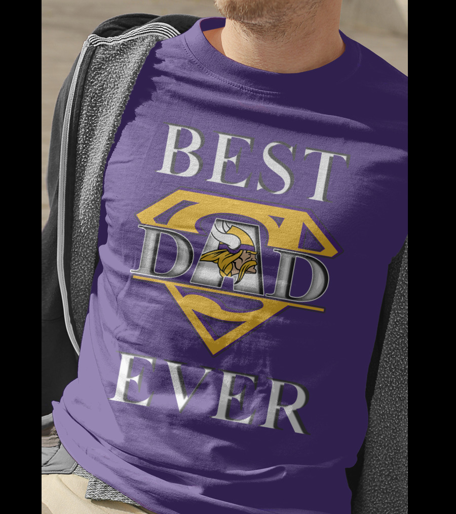 Best Dad Ever Vikings Super T-Shirt