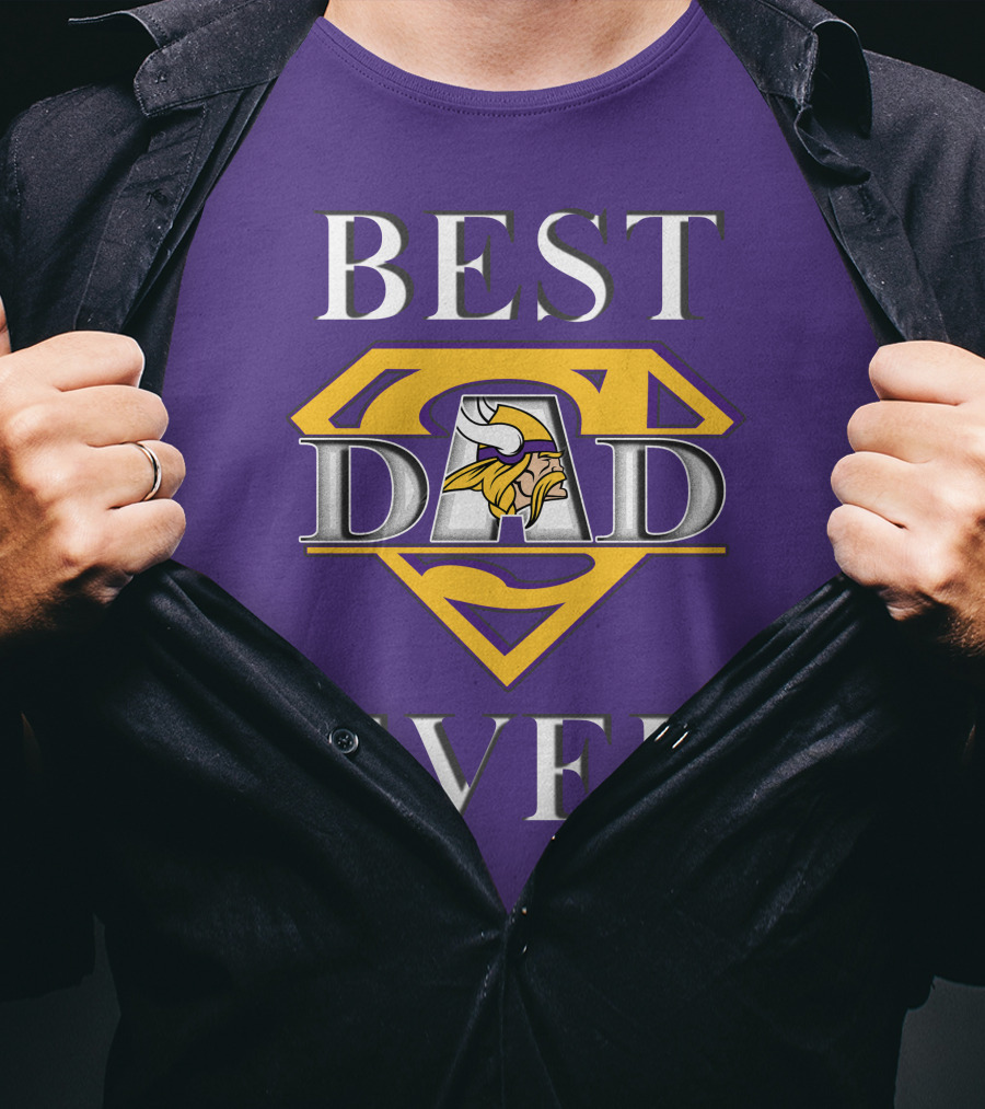 Best Dad Ever Vikings Super T-Shirt