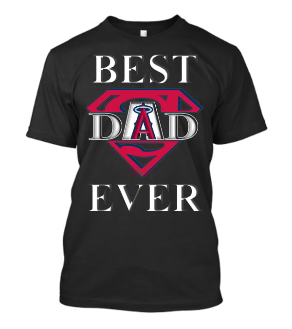 Best Dad Ever Angels Superman T-Shirt