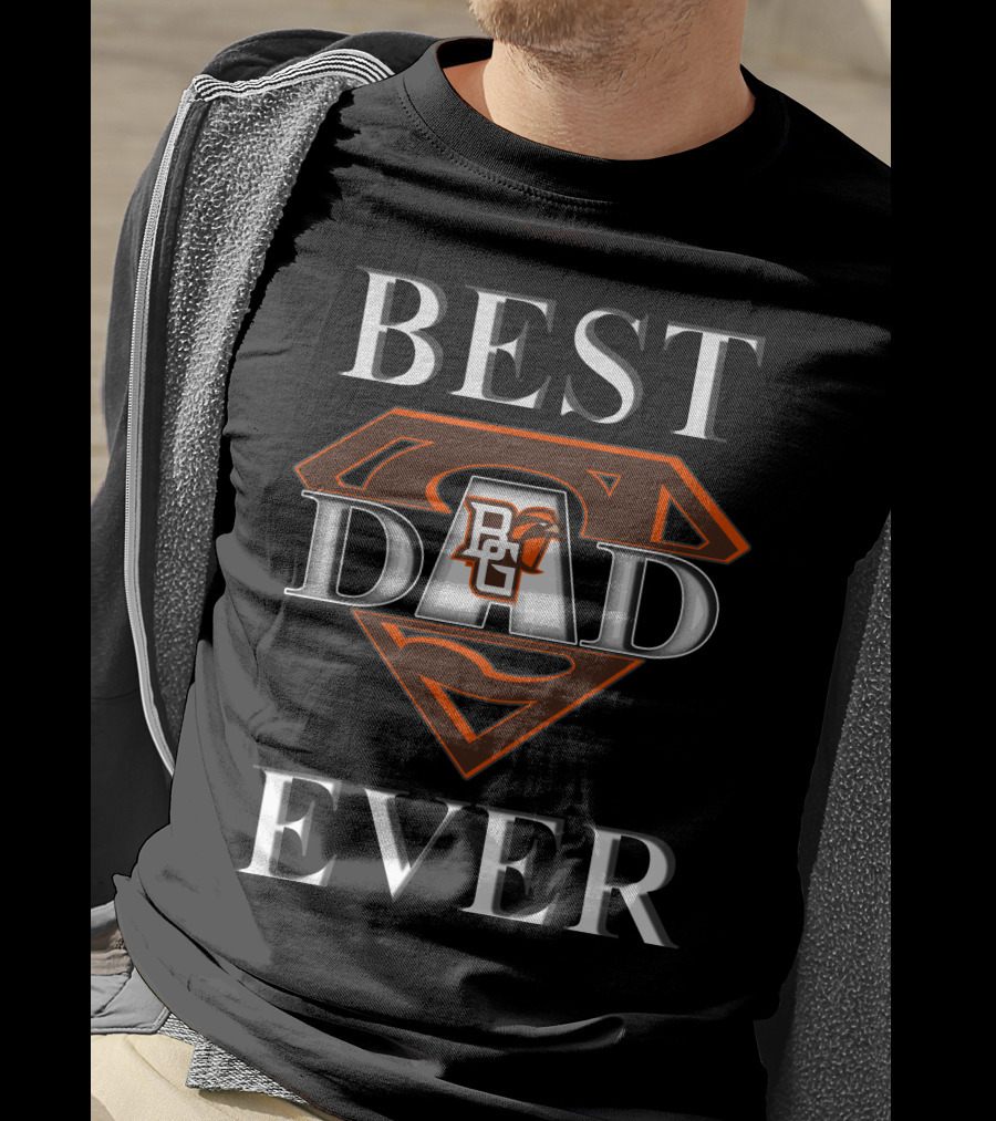 Best Dad Ever Bowling Green Falcons Superdad T-Shirt
