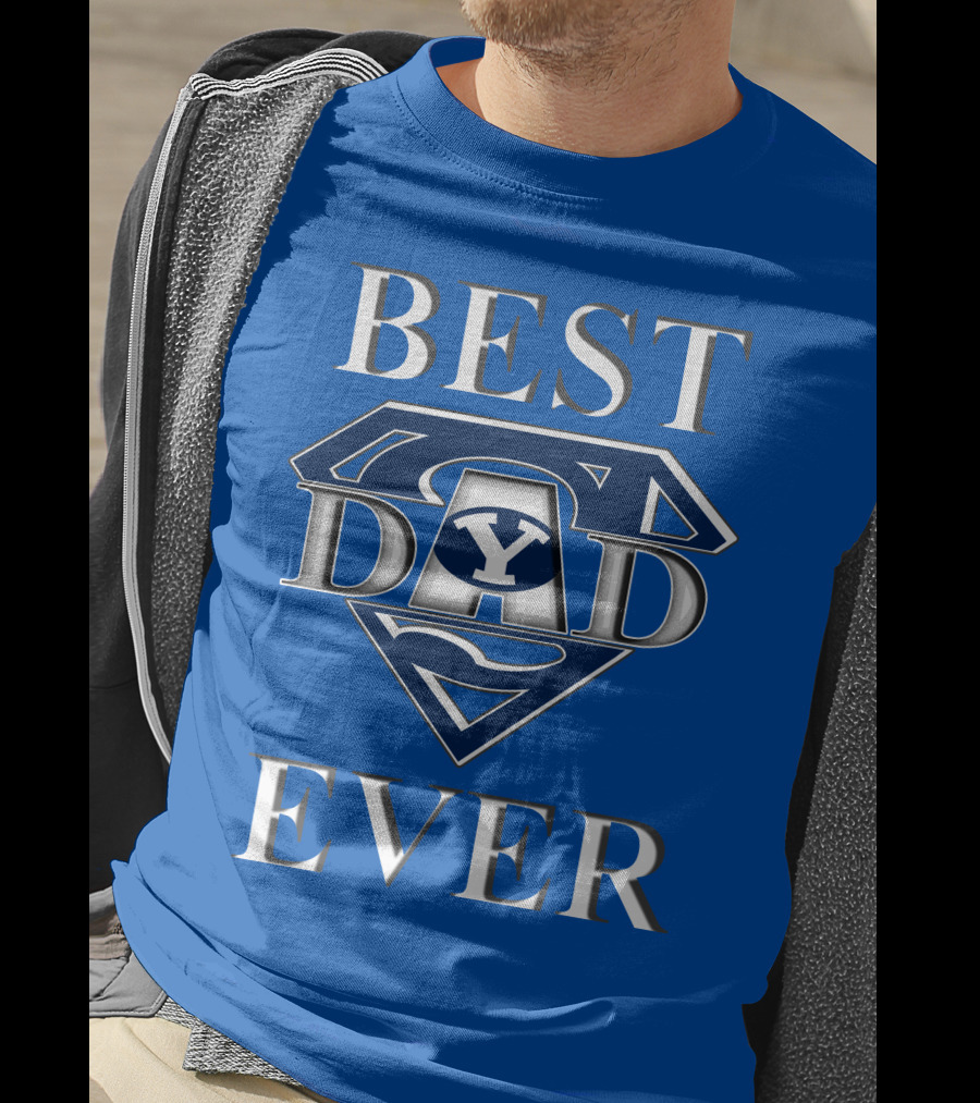 BYU Cougars Best Dad Ever Super Dad T-Shirt