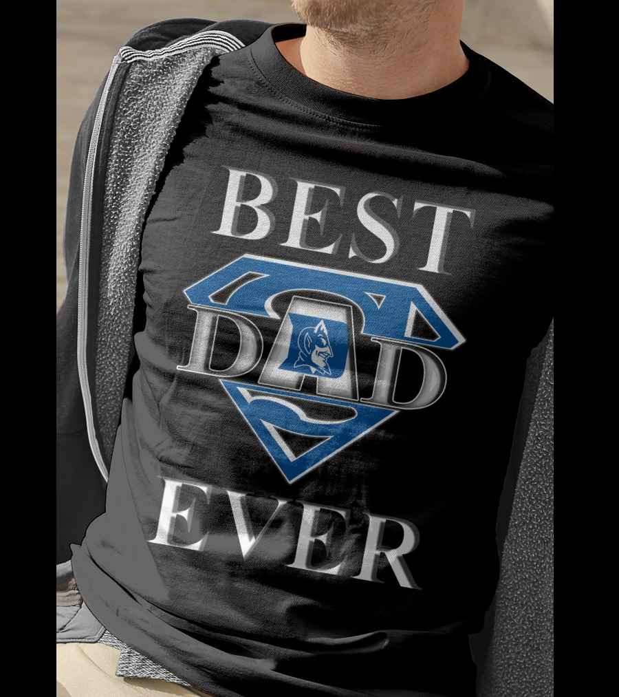 Duke Blue Devils Best Dad Ever Super Dad T-Shirt