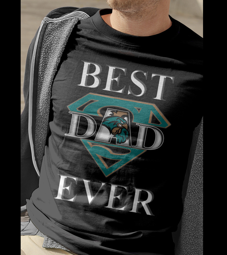 Coastal Carolina Chanticleers Best Dad Ever Superman T-Shirt