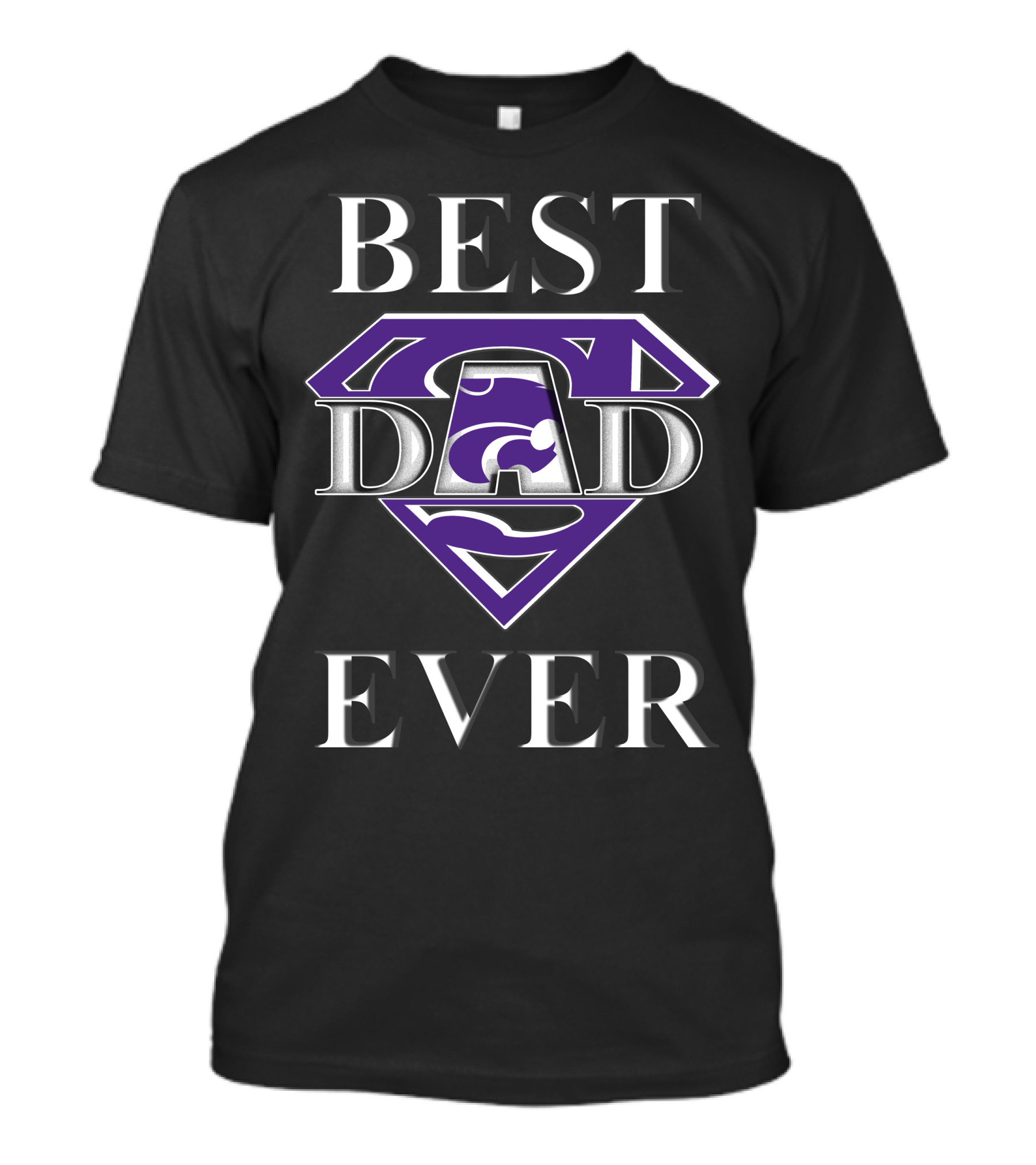 Kansas State Wildcats Best Dad Ever Superman T-Shirt