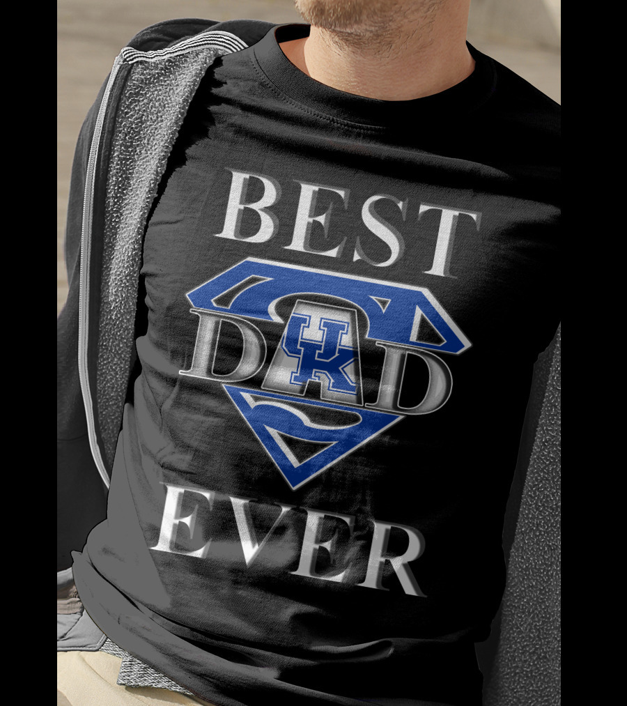 Best Dad Ever Kentucky Wildcats Super T-Shirt