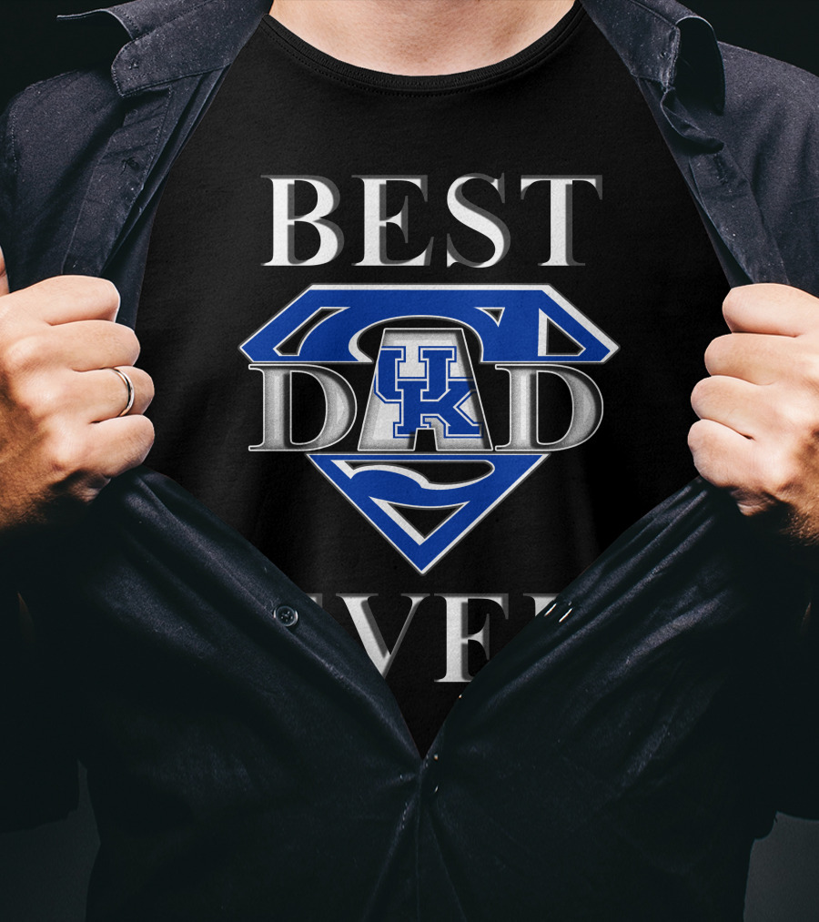 Best Dad Ever Kentucky Wildcats Super T-Shirt